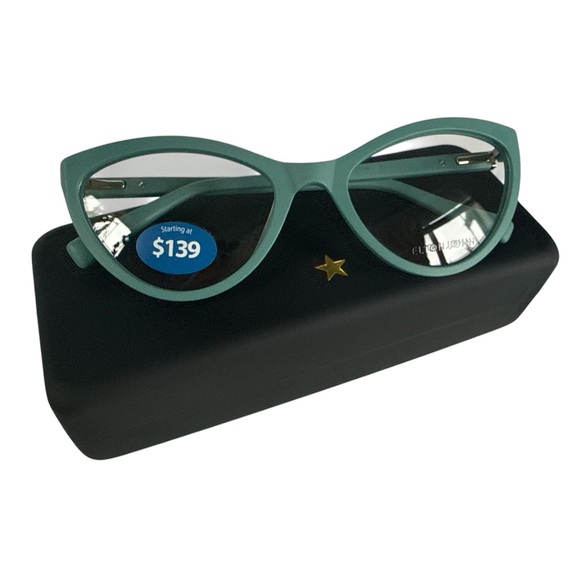 Elton John Eyewear Designer Fashion Glasses School Girl 56-19-140 Cat Eye NEW - Picture 8 of 8